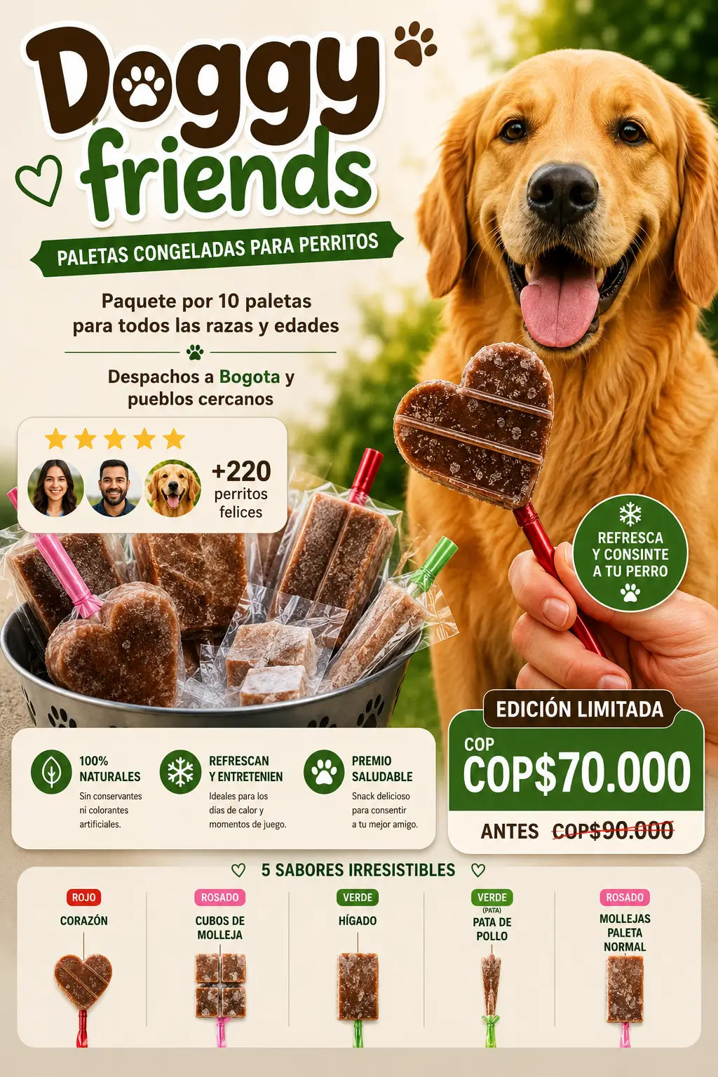 Paletas para Tu perrito